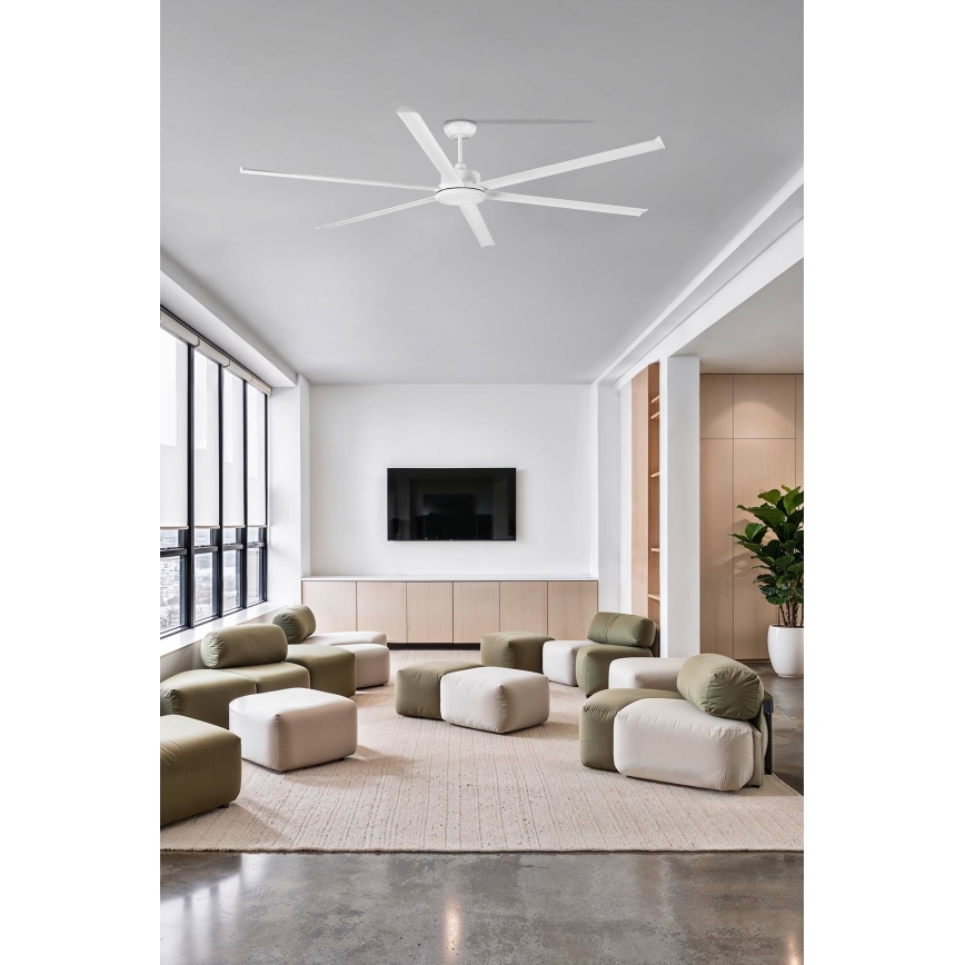 FARO 34206-130 - LED himmennettävä kattovalo ROTTERDAM XXL LED/32W/230V valkoinen halkaisija 250 cm + kauko-ohjaus