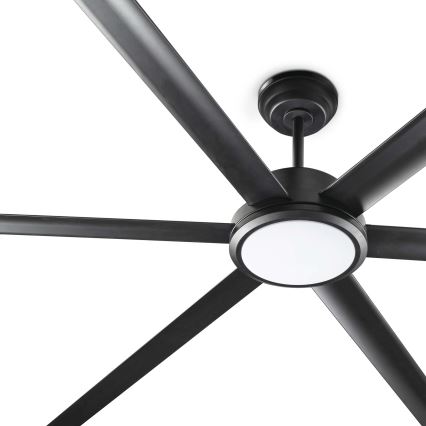 FARO 34207-130 - LED himmennettävä kattovalo ROTTERDAM XXL LED/32W/230V musta halkaisija 250 cm + kauko-ohjaus