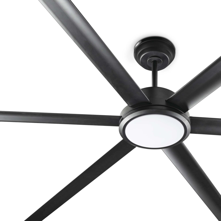 FARO 34207-130 - LED himmennettävä kattovalo ROTTERDAM XXL LED/32W/230V musta halkaisija 250 cm + kauko-ohjaus