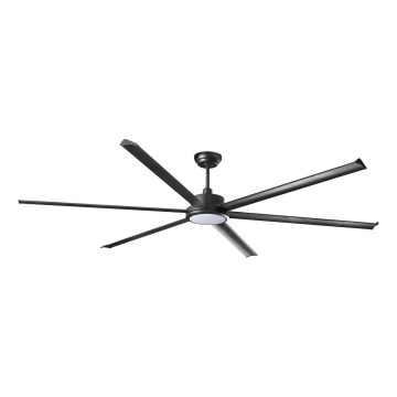 FARO 34207-130 - LED himmennettävä kattovalo ROTTERDAM XXL LED/32W/230V musta halkaisija 250 cm + kauko-ohjaus