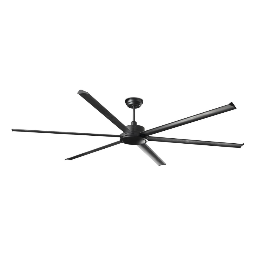 FARO 34207 - Kattotuuletin ROTTERDAM XXL musta halkaisija 250 cm + kauko-ohjaus