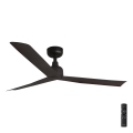 FARO 34275 - Kattotuuletin MARINE M ruskea halkaisija 125 cm IP44 + kauko-ohjaus