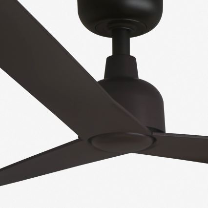 FARO 34275 - Kattotuuletin MARINE M ruskea halkaisija 125 cm IP44 + kauko-ohjaus