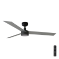 FARO 34286-1TW - LED himmennettävä kattovalo CRUISER L LED/18W/230V 2700/4000/6500K halkaisija 132 cm musta/harmaa + kauko-ohjaus