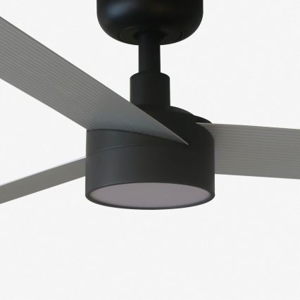 FARO 34286-1TW - LED himmennettävä kattovalo CRUISER L LED/18W/230V 2700/4000/6500K halkaisija 132 cm musta/harmaa + kauko-ohjaus