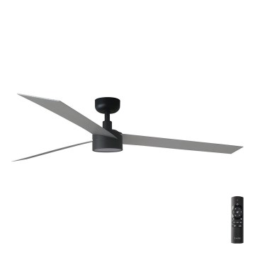 FARO 34287-1TW - LED himmennettävä kattovalo CRUISER XL LED/18W/230V 2700/4000/6500K halkaisija 160 cm musta/harmaa + kauko-ohjaus