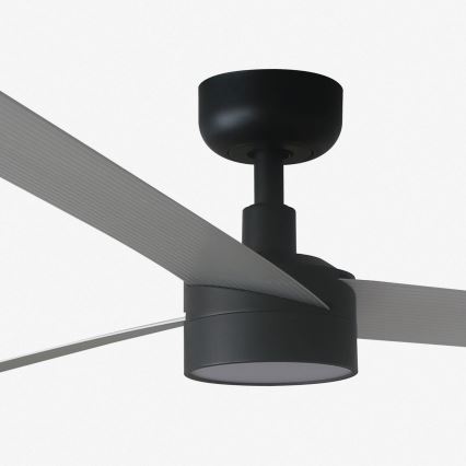 FARO 34287-1TW - LED himmennettävä kattovalo CRUISER XL LED/18W/230V 2700/4000/6500K halkaisija 160 cm musta/harmaa + kauko-ohjaus