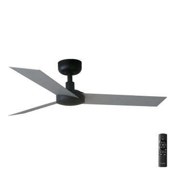 FARO 34287 - Kattotuuletin CRUISER XL musta halkaisija 160 cm + kauko-ohjaus