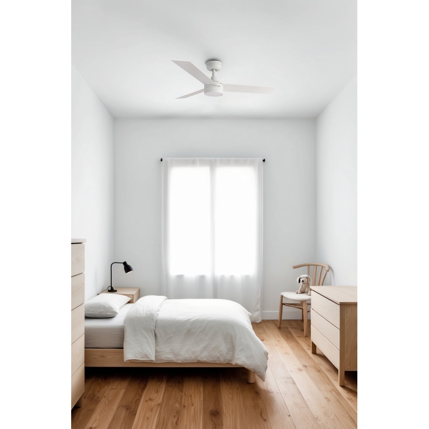 FARO 34288-1TW - LED Himmennettävä tuuletin CRUISER S LED/20W/230V halkaisija 106 cm 2700/4000/6500K + kauko-ohjaus
