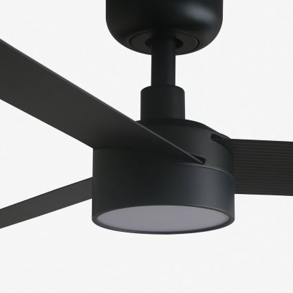 FARO 34289-1TW - LED himmennettävä kattovalo CRUISER S LED/18W/230V 2700/4000/6500K halkaisija 106 cm musta + kauko-ohjaus