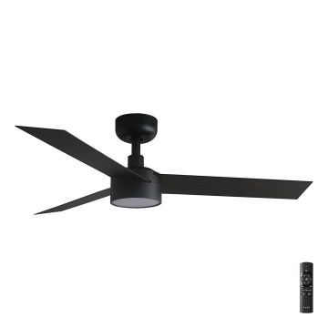 FARO 34289-1TW - LED himmennettävä kattovalo CRUISER S LED/18W/230V 2700/4000/6500K halkaisija 106 cm musta + kauko-ohjaus