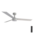 FARO 34290-1TW - LED himmennettävä CRUISER -katto- tai pylvästuulettimen LED/20W/230V 2700/4000/6500K halkaisija 132 cm valkoinen + kaukosäädin