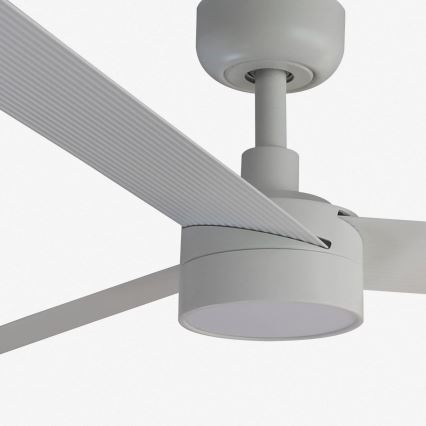 FARO 34290-1TW - LED Himmennettävä tuuletin CRUISER LED/20W/230V 2700/4000/6500K halkaisija 132 cm valkoinen + kauko-ohjaus