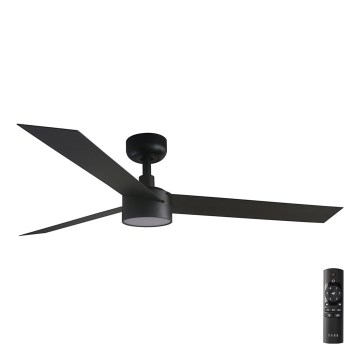 FARO 34291-1TW - LED himmennettävä kattovalo CRUISER LED/20W/230V 2700/4000/6500K halkaisija 132 cm musta + kauko-ohjaus