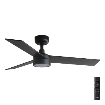 FARO 34296-1TW - LED himmennettävä kattovalo RUDDER S LED/18W/230V 2700/4000/6500K halkaisija 106 cm musta + kauko-ohjaus