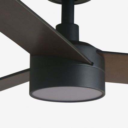 FARO 34298WT-1TW - LED himmennettävä kattovalo RUDDER L LED/18W/230V 2700/4350/6000K musta halkaisija 132 cm Wi-Fi Tuya + kauko-ohjaus