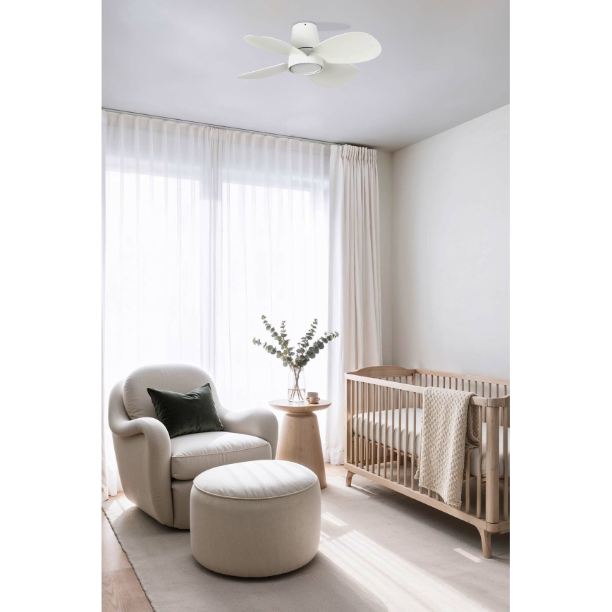 FARO 34315 - LED himmennettävä kattovalo KLOVER S LED/20W/230V 2700/4000/6500K valkoinen halkaisija 80 cm + kauko-ohjaus