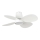 FARO 34315WT - LED himmennettävä kattovalo KLOVER TUB S LED/20W/230V 2700/4000/6500K valkoinen halkaisija 80 cm Wi-Fi Tuya + kauko-ohjaus