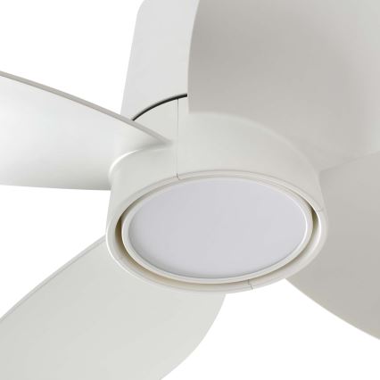 FARO 34315WT - LED himmennettävä kattovalo KLOVER TUB S LED/20W/230V 2700/4000/6500K valkoinen halkaisija 80 cm Wi-Fi Tuya + kauko-ohjaus