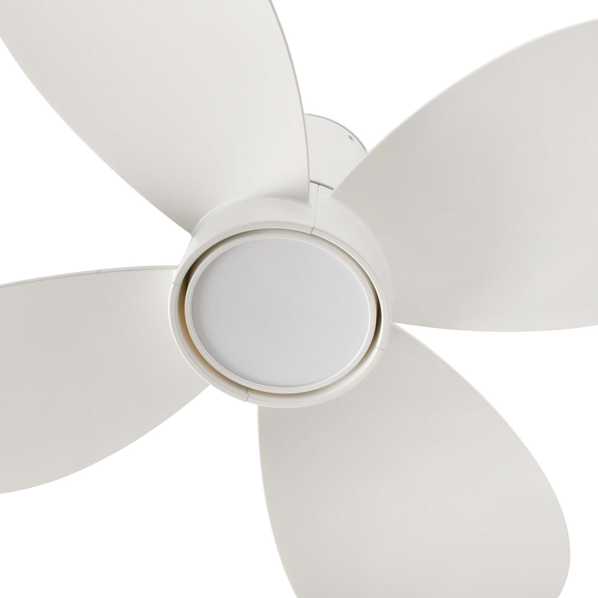 FARO 34315WT - LED himmennettävä kattovalo KLOVER TUB S LED/20W/230V 2700/4000/6500K valkoinen halkaisija 80 cm Wi-Fi Tuya + kauko-ohjaus