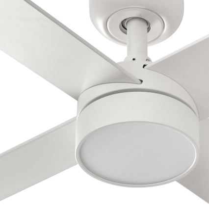 FARO 34355-1TW - LED himmennettävä kattovalo RUDDER L LED/20W/230V valkoinen/beige halkaisija 132 cm + kauko-ohjaus