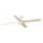 FARO 34355-1TW - LED himmennettävä kattovalo RUDDER L LED/20W/230V valkoinen/beige halkaisija 132 cm + kauko-ohjaus