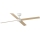 FARO 34355WT - Kattotuuletin RUDDER L valkoinen/beige halkaisija 132 cm Wi-Fi Tuya + kauko-ohjaus