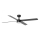 FARO 34356-1TW - LED himmennettävä kattovalo RUDDER L LED/20W/230V musta/ruskea halkaisija 132 cm + kauko-ohjaus