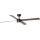 FARO 34356WT-1TW - LED himmennettävä kattovalo RUDDER L LED/18W/230V 2700/4350/6000K ruskea/musta halkaisija 132 cm Wi-Fi Tuya + kauko-ohjaus