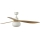 FARO 34361WT-11L - Kattotuuletin OUTWOOD L 1xE27/15W/230V ruskea/valkoinen halkaisija 150 cm Wi-Fi Tuya IP44 + kauko-ohjaus