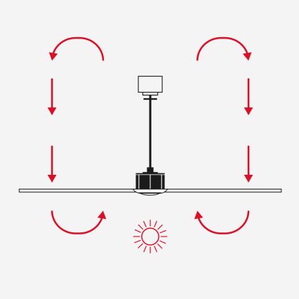 FARO 34362WT-11L - Kattotuuletin OUTWOOD L 1xE27/15W/230V ruskea/musta halkaisija 150 cm Wi-Fi Tuya IP44 + kauko-ohjaus