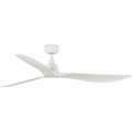 FARO 34363WT - Kattotuuletin OUTWOOD L valkoinen halkaisija 150 cm Wi-Fi Tuya IP44 + kauko-ohjaus