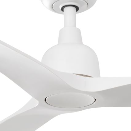 FARO 34363WT - Kattotuuletin OUTWOOD L valkoinen halkaisija 150 cm Wi-Fi Tuya IP44 + kauko-ohjaus