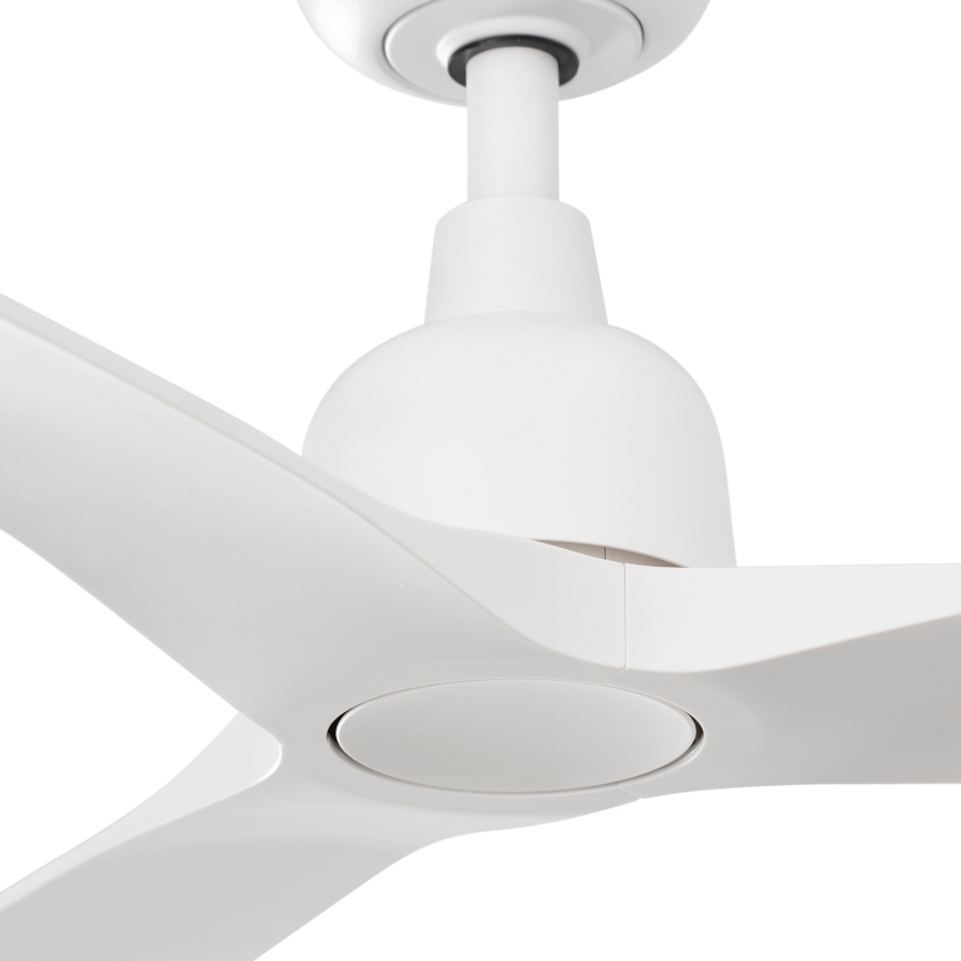FARO 34363WT - Kattotuuletin OUTWOOD L valkoinen halkaisija 150 cm Wi-Fi Tuya IP44 + kauko-ohjaus