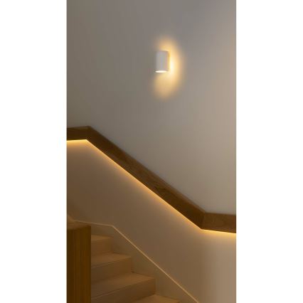 FARO 40522 - Seinävalaisin SOLE 1xGU10/8W/230V valkoinen pyöreä