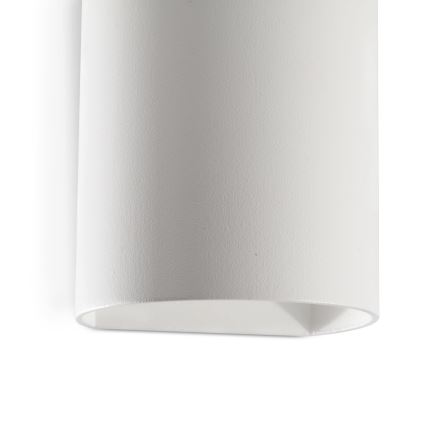 FARO 40522 - Seinävalaisin SOLE 1xGU10/8W/230V valkoinen pyöreä