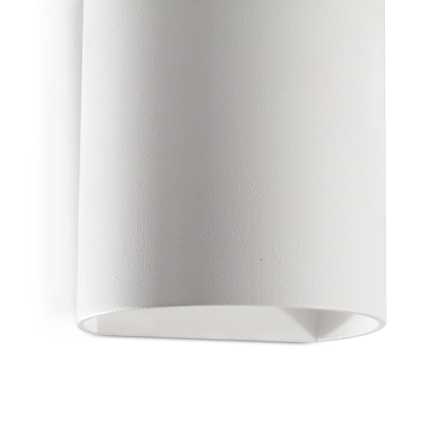 FARO 40522 - Seinävalaisin SOLE 1xGU10/8W/230V valkoinen pyöreä