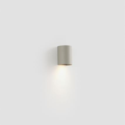 FARO 40524 - Seinävalaisin SOLE 1xGU10/8W/230V harmaa pyöreä