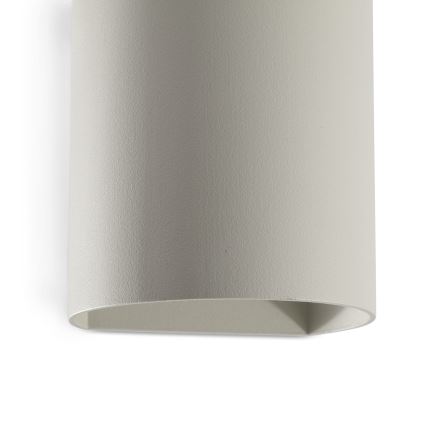 FARO 40524 - Seinävalaisin SOLE 1xGU10/8W/230V harmaa pyöreä
