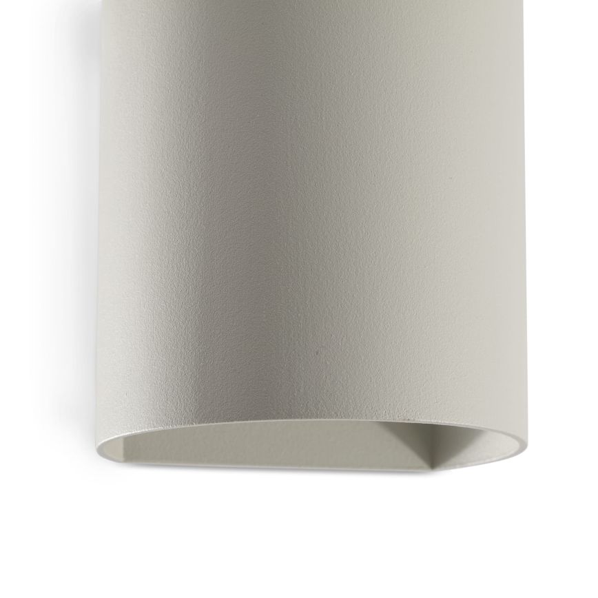 FARO 40524 - Seinävalaisin SOLE 1xGU10/8W/230V harmaa pyöreä