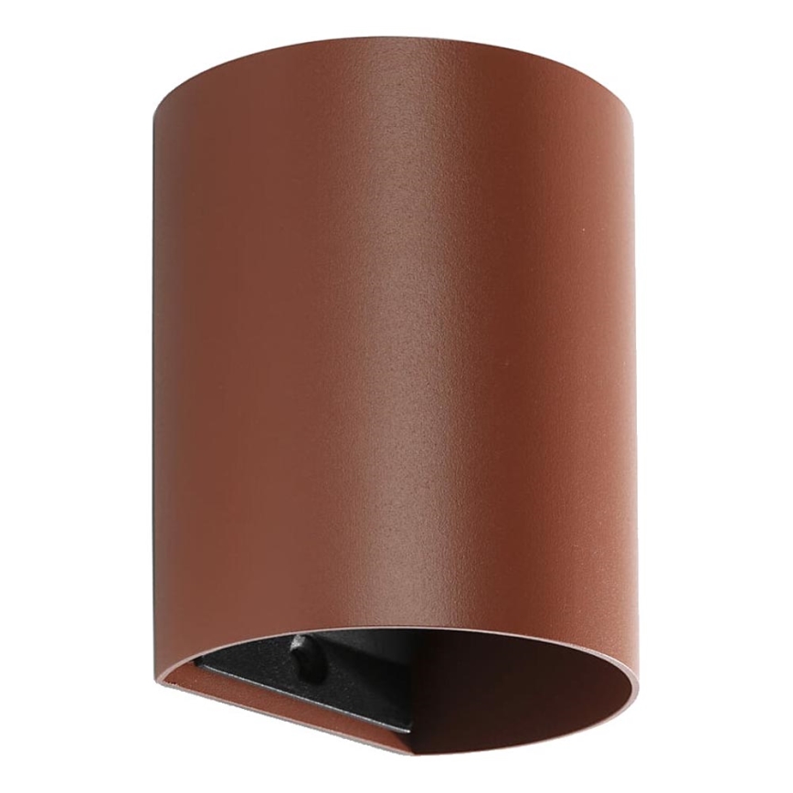 FARO 40525 - Seinävalaisin SOLE 1xGU10/8W/230V tiili pyöreä