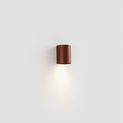 FARO 40525 - Seinävalaisin SOLE 1xGU10/8W/230V tiili pyöreä