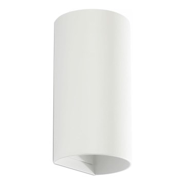 FARO 40538 - Seinävalaisin SOLE 2xGU10/8W/230V valkoinen pyöreä