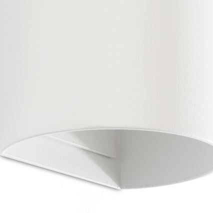 FARO 40538 - Seinävalaisin SOLE 2xGU10/8W/230V valkoinen pyöreä