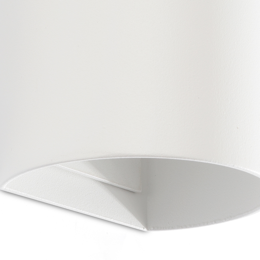 FARO 40538 - Seinävalaisin SOLE 2xGU10/8W/230V valkoinen pyöreä