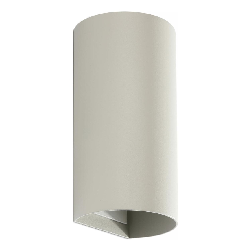 FARO 40540 - Seinävalaisin SOLE 2xGU10/8W/230V harmaa pyöreä