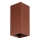 FARO 40568 - Seinävalaisin SOLE 2xGU10/8W/230V tiili aallotettu kulmikas