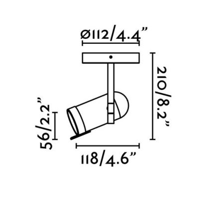 Faro 43529 - Kohdevalo ORLEANS 1xGU10/8W/230V valkoinen