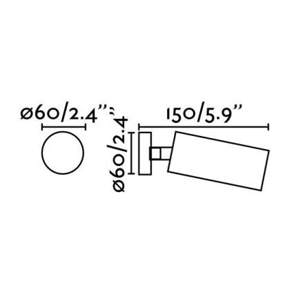 FARO 43722 - Kohdevalo STAN 1xGU10/8W/230V valkoinen