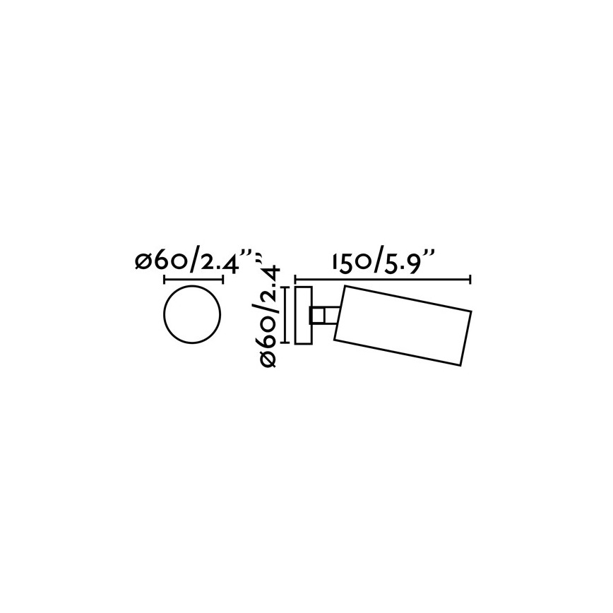 FARO 43722 - Kohdevalo STAN 1xGU10/8W/230V valkoinen